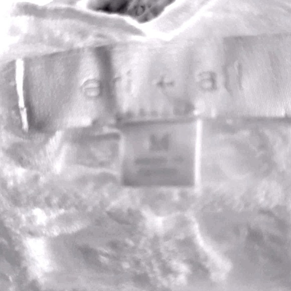 ANTHROPOLOGIE ERI + ALI TEXTURED BUBBLE PUFF SLEEVE BLOUSE TOP WHITE SIZE MEDIUM - Picture 3 of 6